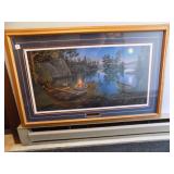 Framed Print (Moonlight Bay) By Kim Norleen, 27 x 43