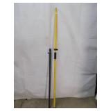 z - GPS Receiver Poles - Yellow Aluminum / Grey Fiberglass