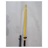 z - GPS Receiver Poles - Yellow Aluminum / Grey Fiberglass