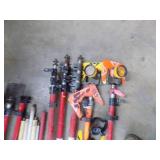 Lot of Survey Poles