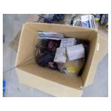 Misc Box - Fiber tapes, Cables, Ever Ready Flash Lights, x-mas lights