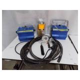 Z-2150 Area Velocity Flow Modules in tub with cables