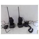 2 - Walkies Talkies/ 2 way Radios - With Chargers -Kenwood KSC-35S