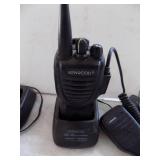2 - Walkies Talkies/ 2 way Radios - With Chargers -Kenwood KSC-35S