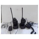 2 - Walkies Talkies/ 2 way Radios - With Chargers -Kenwood KSC-35S