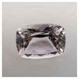 KUNZITE - 14.28ct. Light Pink Rectangular cushion cut