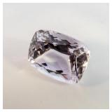 KUNZITE - 14.28ct. Light Pink Rectangular cushion cut