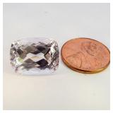 KUNZITE - 14.28ct. Light Pink Rectangular cushion cut