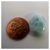 LARIMAR - 17.84ct. Oval cabochon cut