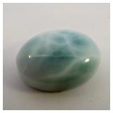 LARIMAR - 17.84ct. Oval cabochon cut