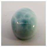LARIMAR - 17.84ct. Oval cabochon cut