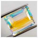 DICHROIC GLASS - 16.93ct. Rectangular step cut ***BIG***