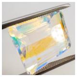 DICHROIC GLASS - 16.93ct. Rectangular step cut ***BIG***