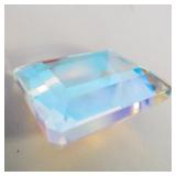 DICHROIC GLASS - 16.93ct. Rectangular step cut ***BIG***