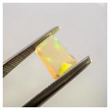 ETHIOPIAN OPAL - 0.85ct. Rectangular step cut