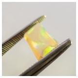 ETHIOPIAN OPAL - 0.85ct. Rectangular step cut