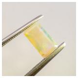 ETHIOPIAN OPAL - 0.85ct. Rectangular step cut