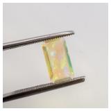 ETHIOPIAN OPAL - 0.85ct. Rectangular step cut