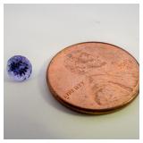 TANZANITE - 0.56ct. Round brilliant cut