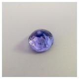 TANZANITE - 0.56ct. Round brilliant cut