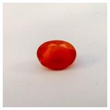 FIRE OPAL - 0.71ct. Orange Oval brilliant cut