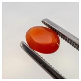 FIRE OPAL - 0.71ct. Orange Oval brilliant cut