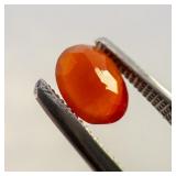 FIRE OPAL - 0.71ct. Orange Oval brilliant cut
