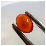 FIRE OPAL - 0.71ct. Orange Oval brilliant cut