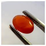 FIRE OPAL - 0.71ct. Orange Oval brilliant cut