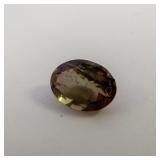 ANDALUSITE - 1.22ct. Oval brilliant cut