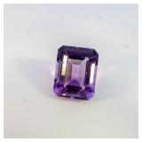 AMETHYST - 3.31ct. Emerald cut