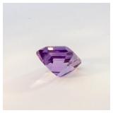 AMETHYST - 3.31ct. Emerald cut