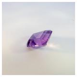 AMETHYST - 3.31ct. Emerald cut