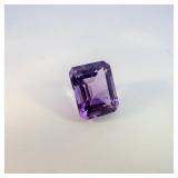 AMETHYST - 3.31ct. Emerald cut