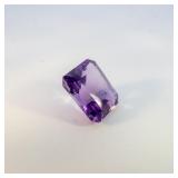 AMETHYST - 3.31ct. Emerald cut