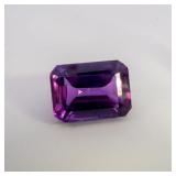 AMETHYST - 3.31ct. Emerald cut