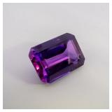 AMETHYST - 3.31ct. Emerald cut