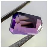 AMETHYST - 3.31ct. Emerald cut