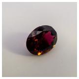 GARNET - 2.35ct. Oval brilliant cut