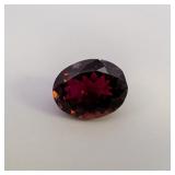 GARNET - 2.35ct. Oval brilliant cut