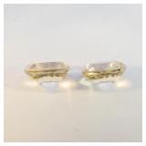 Pair of LABRODORITE - 3.54ct. Round brilliant cut