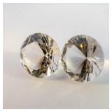 Pair of LABRODORITE - 3.54ct. Round brilliant cut