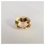 CITRINE - 2.36ct. Golden Straw Yellow Oval cut