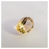 CITRINE - 2.36ct. Golden Straw Yellow Oval cut
