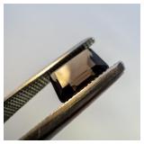 SMOKY QUARTZ - 0.88ct. Emerald cut