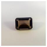 SMOKY QUARTZ - 0.88ct. Emerald cut