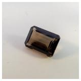 SMOKY QUARTZ - 0.88ct. Emerald cut