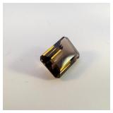 SMOKY QUARTZ - 0.88ct. Emerald cut