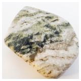 "IRISH WISHING STONE" - ***White, Green and Gray CONNEMARA Marble*** Galway, Ireland.