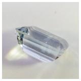 AQUAMARINE - 1.19ct. Emerald cut